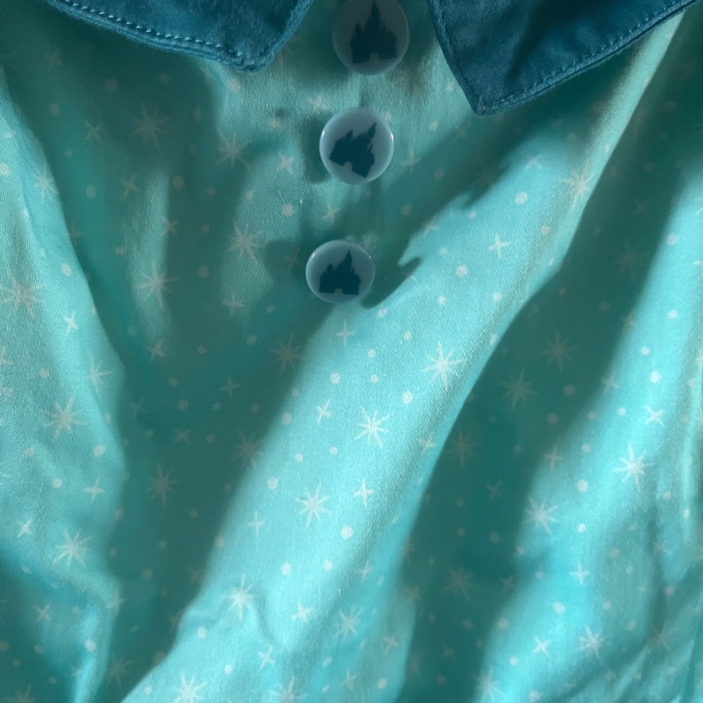 Disney Blue Sweetheart Sundress for a Night Out - Picture 2 of 6